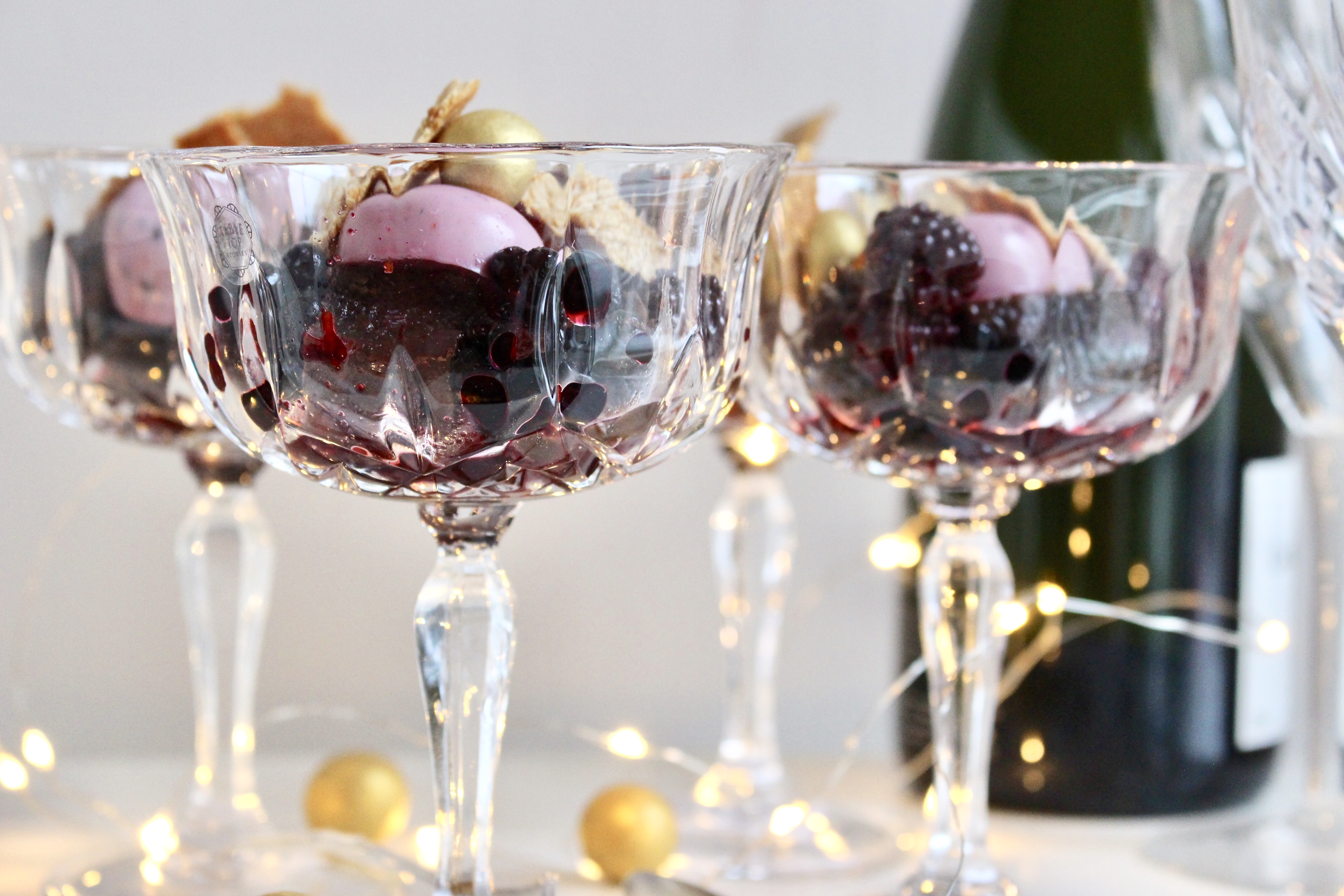 champagne och vit choklad champagne och vit choklad